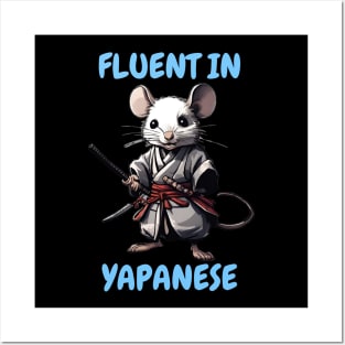 Fluent in yapanese funny fluent in Japanese sarcasm Posters and Art